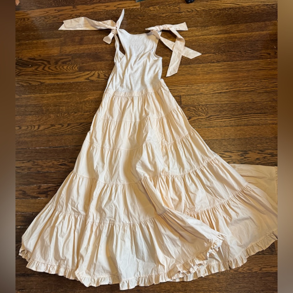 Ulla Johnson Tiered Elegant Cream Ivory  Tiered Skirt - Picture 13 of 14